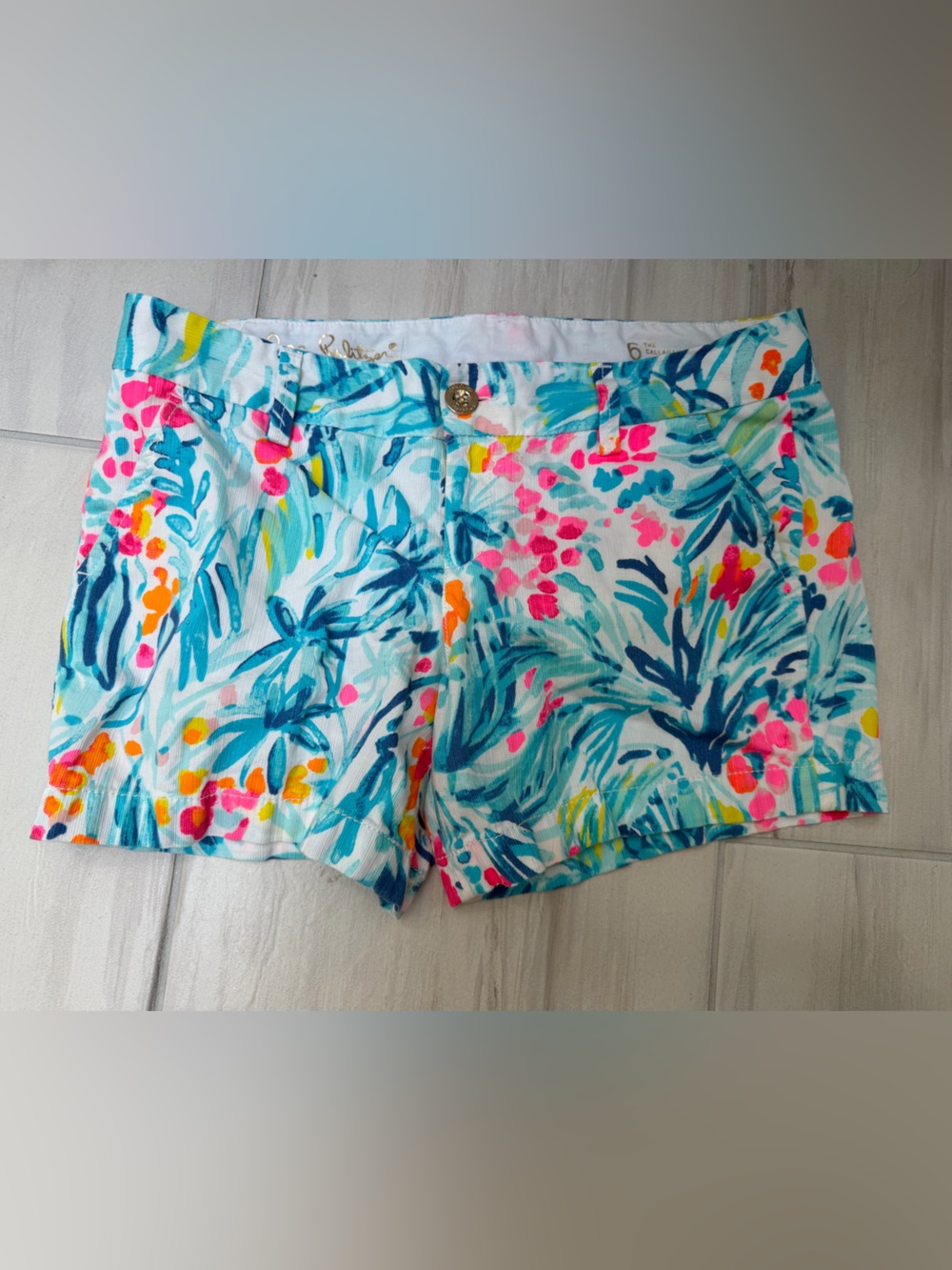 Lilly Pulitzer Floral Callahan Shorts
